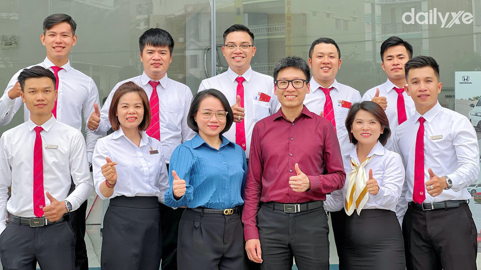 Đội ngũ nhân sự tại Honda Ôtô Bình Định