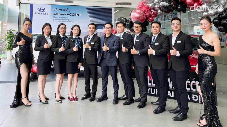 Đội ngũ nhân viên tại Hyundai Gia Định
