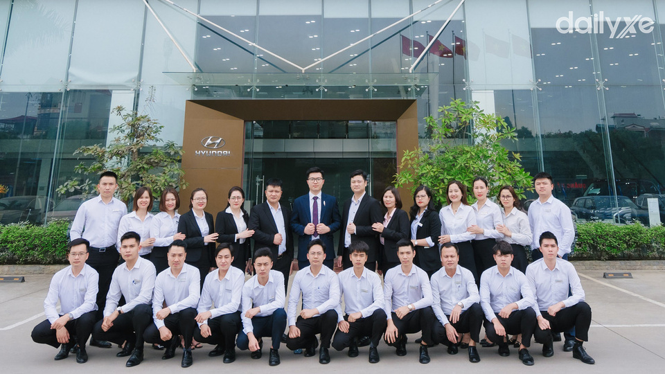 Đội ngũ nhân viên tại Hyundai Giải Phóng