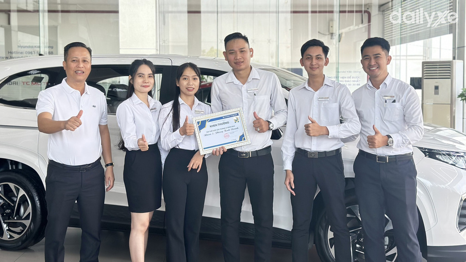 Đội ngũ nhân viên tại Hyundai Kiên Giang