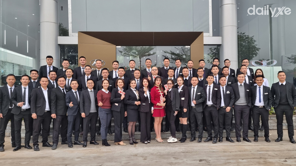 Đội ngũ nhân viên tại Hyundai Long Biên