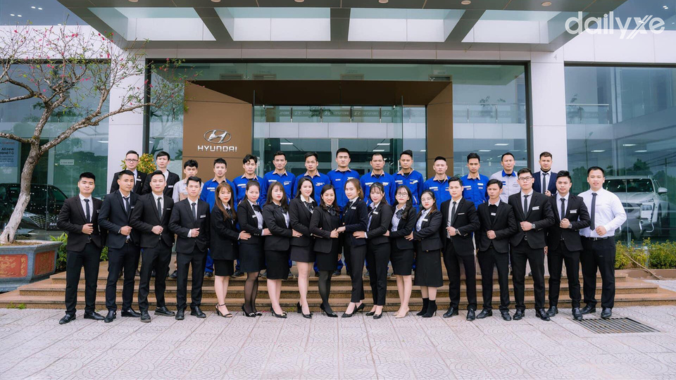 Đội ngũ nhân sự tại Hyundai Yên Bái 3S
