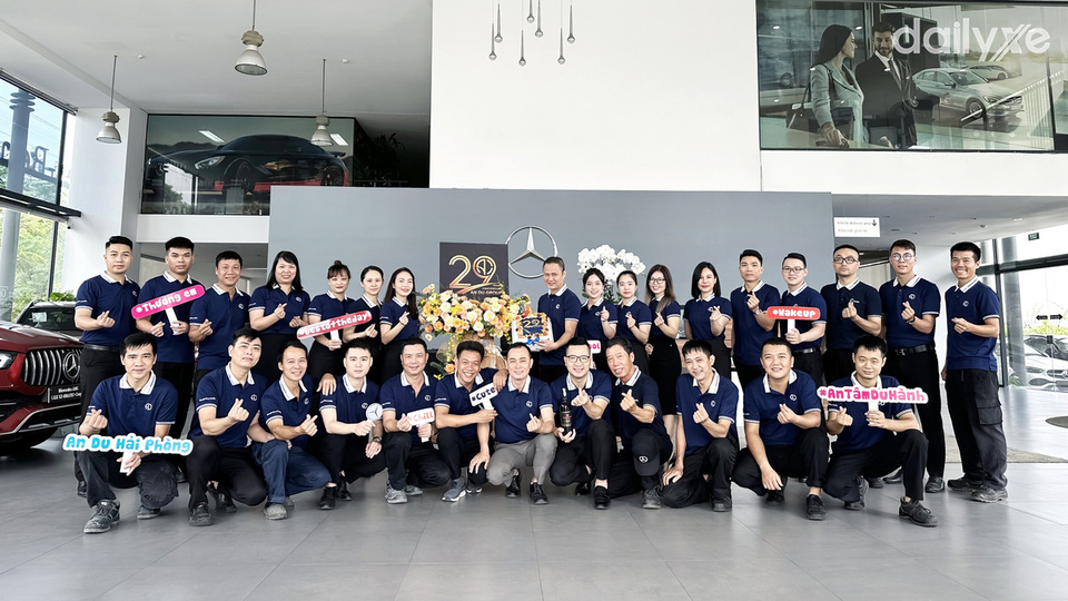 Đội ngũ nhân viên tại Mercedes Hải Phòng