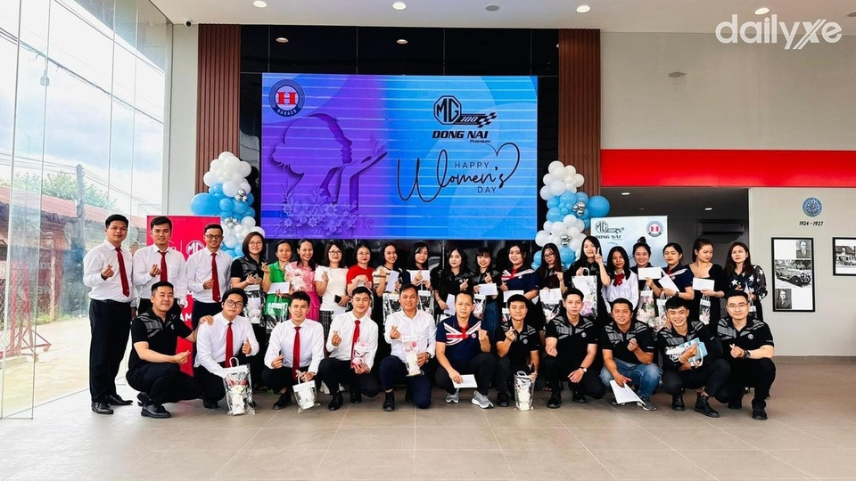 Đội ngũ nhân sự tại showroom MG Đồng Nai