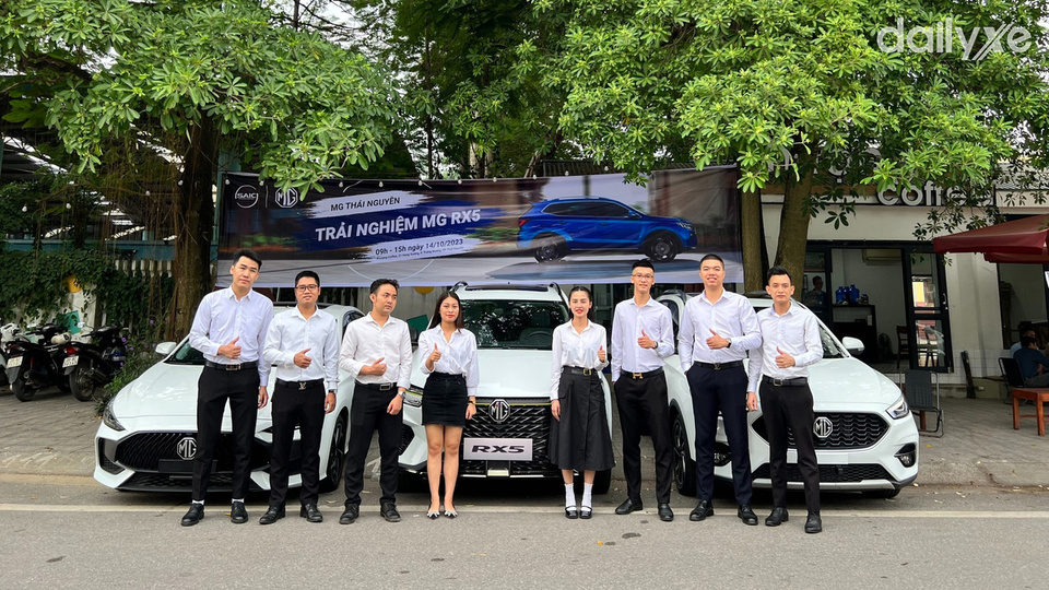 Đội ngũ nhân sự tại đại lý MG Thái Nguyên