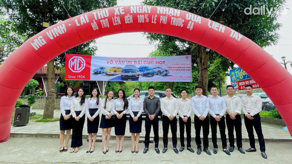 Đội ngũ nhân sự tại MG Vinh