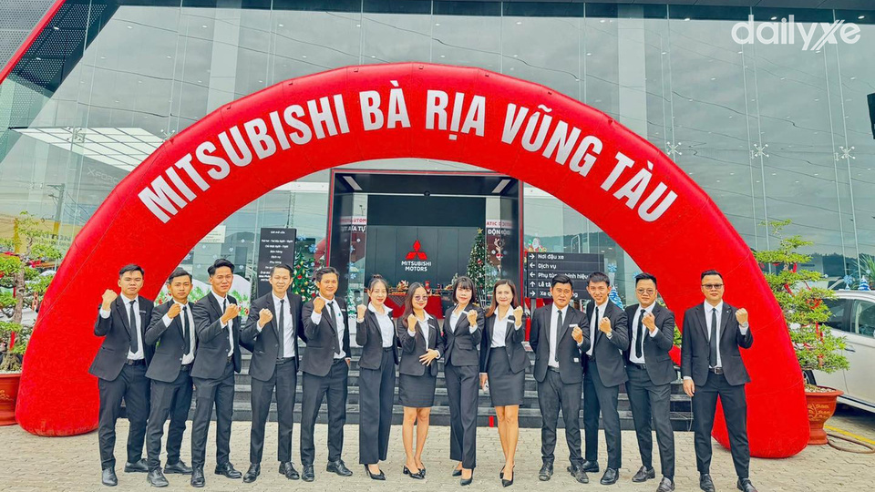 Đội ngũ nhân sự tại đại lý Mitsubishi Vũng Tàu