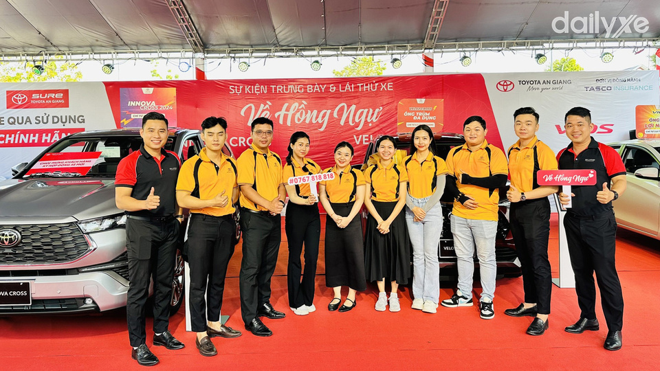 Đội ngũ nhân viên tại Toyota An Giang