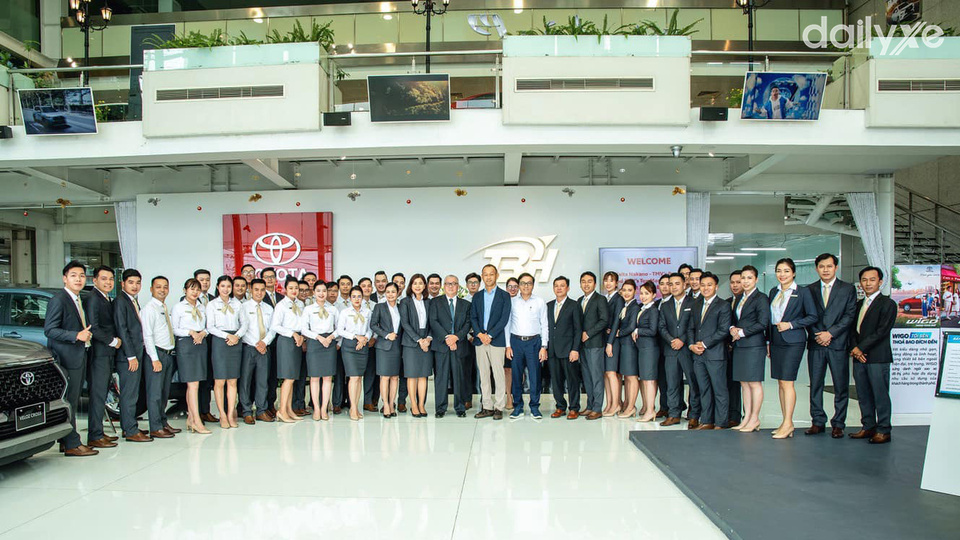 Đội ngũ nhân viên tại Toyota Biên Hòa