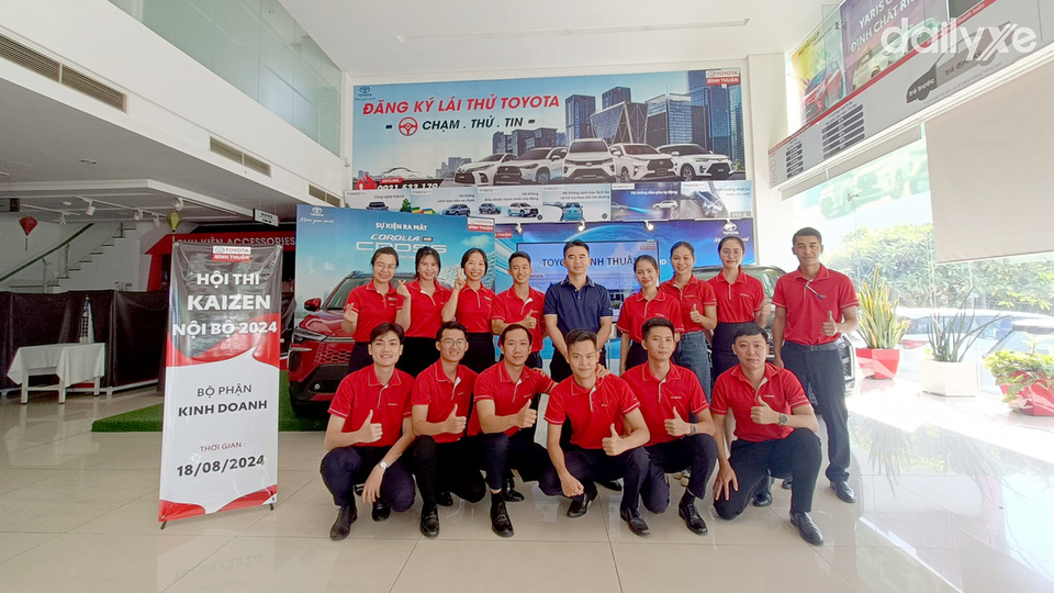 Đội ngũ nhân sự tại Toyota Bình Thuận
