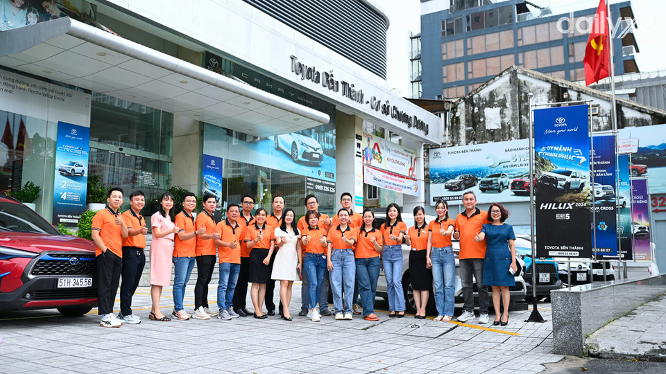 Đội ngũ nhân viên tại Toyota Chương Dương