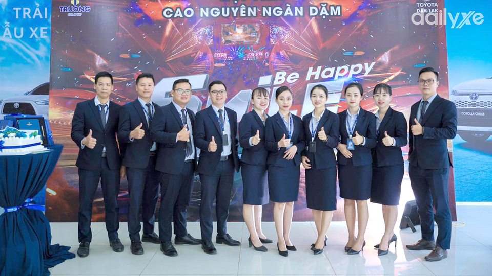 Đội ngũ nhân viên tại Toyota Đắk Lắk