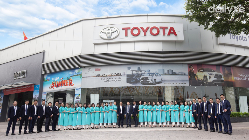 Đội ngũ nhân viên tại Toyota Hải Dương