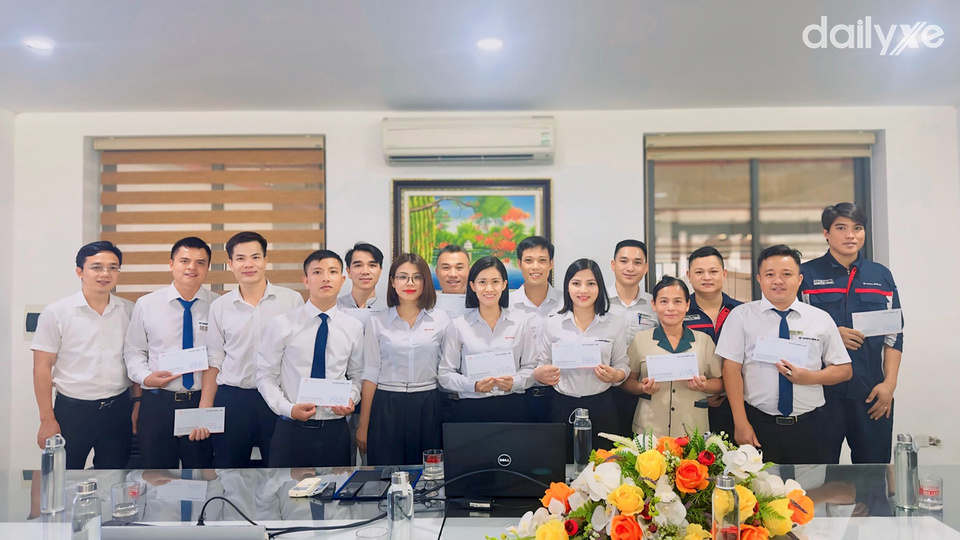 Đội ngũ nhân viên tại Toyota Sông Lam
