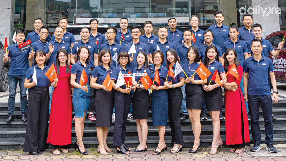 Đội ngũ nhân viên tại Toyota Thanh Xuân