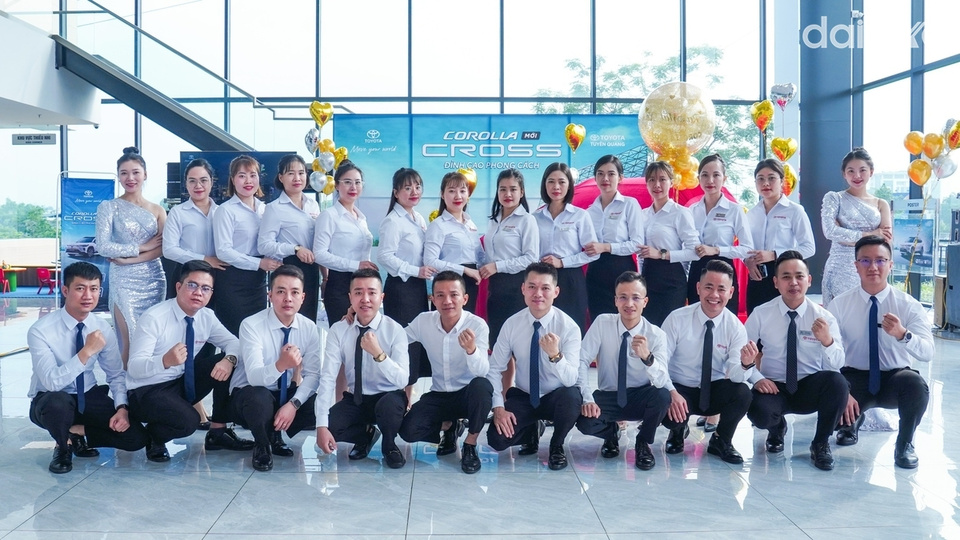 Đội ngũ nhân viên tại Toyota Tuyên Quang