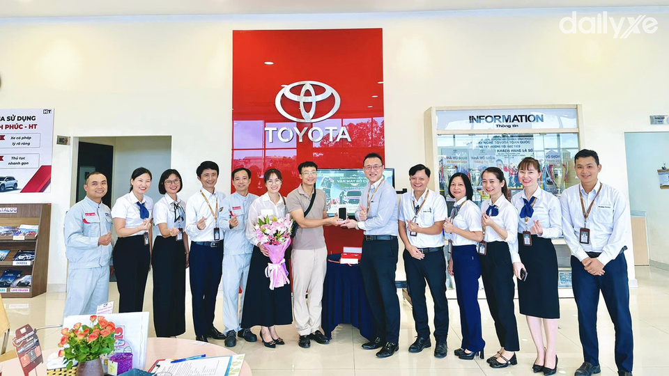 Đội ngũ nhân sự tại Toyota Hiroshima Vĩnh Phúc