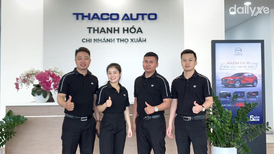 Đội ngũ nhân viên chuyên nghiệp tại đại lý Mazda Thọ Xuân