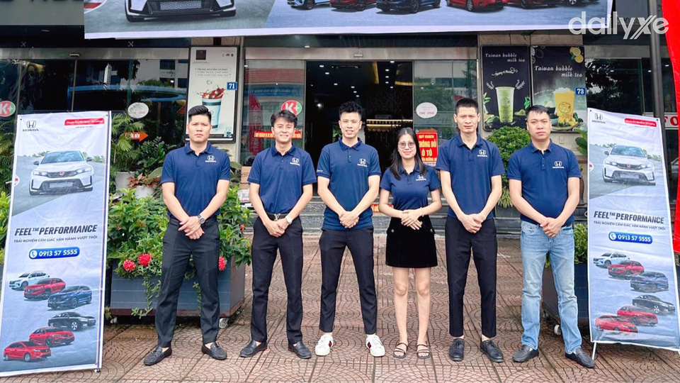 Đội ngũ nhân viên tại Honda ô tô Bắc Ninh