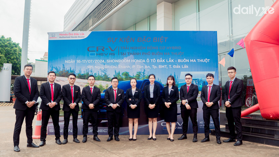 Đội ngũ nhân viên tại Honda Ôtô Đắk Lắk