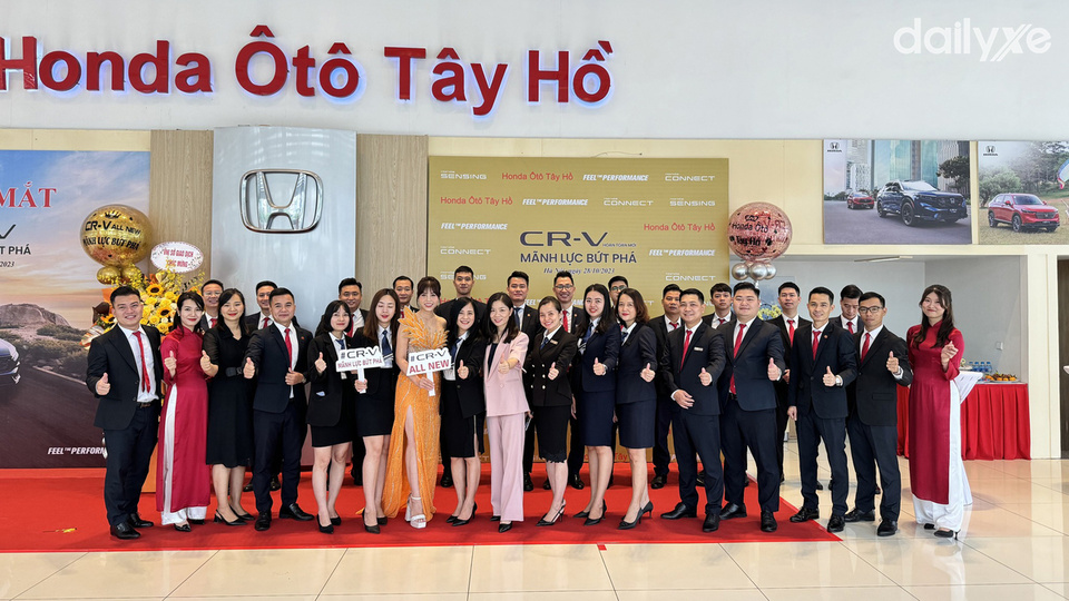 Đội ngũ nhân viên Honda Ôtô Tây Hồ