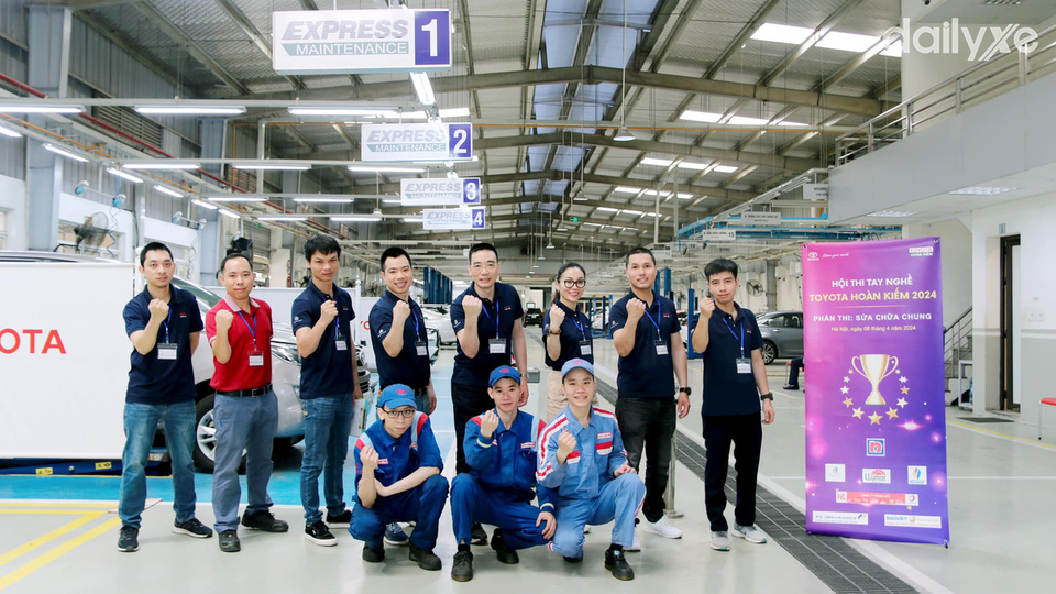 Đội ngũ nhân viên tại Toyota Hoàn Kiếm