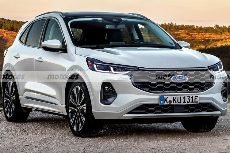 Ford Escape 2023 lộ diện ford escape 2023 lo dien