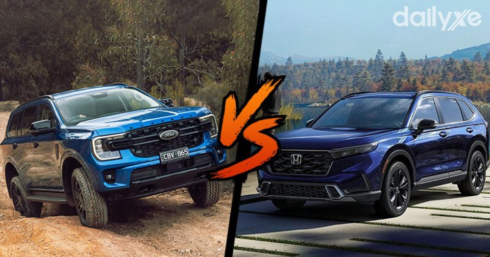 So sánh Ford Everest và Honda CR-V