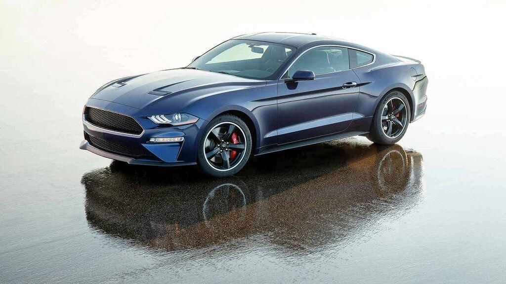 Ford Mustang Bullitt sơn xanh Kona được quyên góp từ thiện - Hình 1