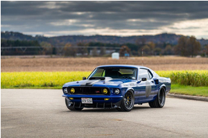 Ford Mustang Mach 1 đời 1969 bản độ Ringbrothers – cỗ máy V8 cơ bắp “đô con”