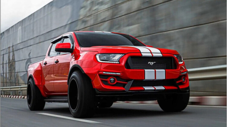 Ford Ranger được độ lại theo phong cách Mustang, mang nhiều nét đặc trưng của xe cơ bắp Mỹ ford ranger duoc do lai theo phong cach mustang, mang nhieu net dac trung cua xe co bap my