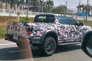 Ford Ranger Raptor thế hệ mới được phát hiện tại Thái Lan
