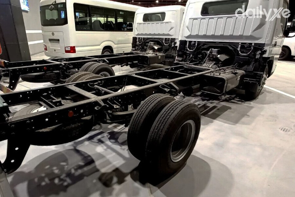 Khung gầm khả năng chịu lực tốt và vận hành linh hoạt trên mọi địa hình