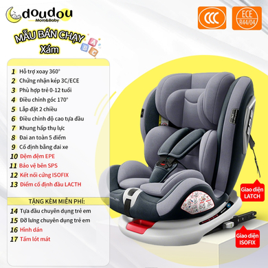 Ghế ô tô trẻ em Doudou ISOFIX 360° – Có đáng mua trong tầm giá 2 triệu? Ghế ô tô trẻ em Doudou ISOFIX 360° – Có đáng mua trong tầm giá 2 triệu?