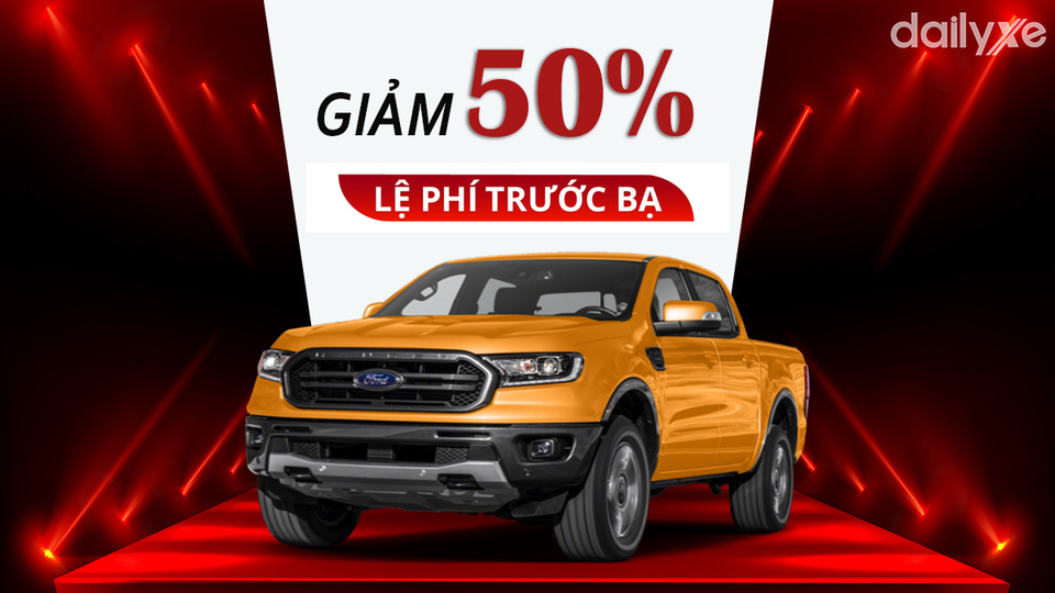 Ford giảm 50% thuế trước bạ một số dòng xe