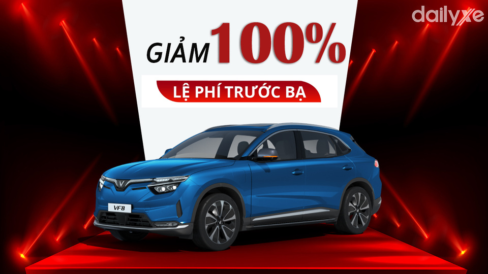 VinFast giảm thuế trước bạ 100% cùng nhiều quà tặng hấp dẫn