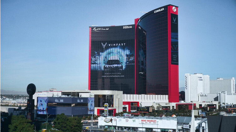 Gian hàng VinFast sẵn sàng trước giờ G tại CES 2022 gian hang vinfast san sang truoc gio g tai ces 2022