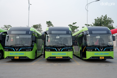Hãng vận tải chuyển sang sử dụng 100% bus điện VinFast Hãng vận tải chuyển sang sử dụng 100% bus điện VinFast
