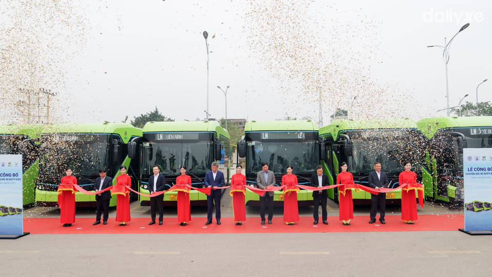 Liên Ninh chuyển đổi 100% sang bus điện