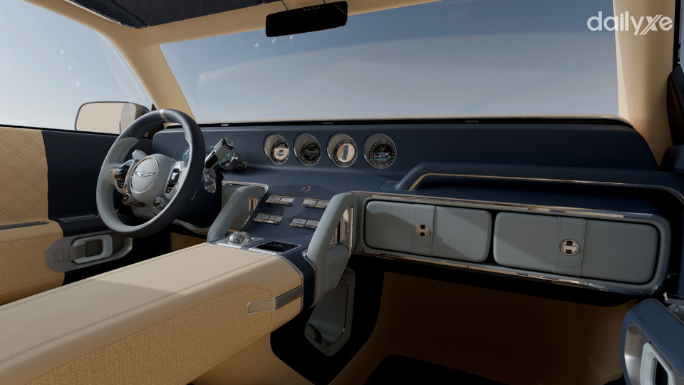 Nội thất concept Genesis X Gran Equator sang trọng