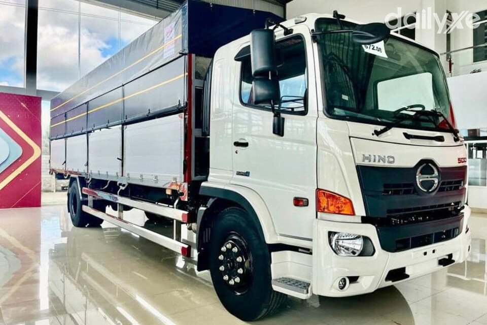 Hino Series 500 có kích thước thuộc hạng xe tải cỡ trung