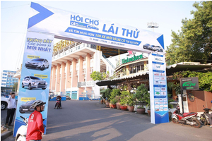 Hơn 60 xe được chốt tại hội chợ lái thử tại Tp Hồ Chí Minh