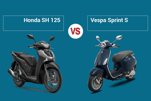 So sánh Honda SH 125 và Vespa Sprint S: Nên mua xe nào ?
