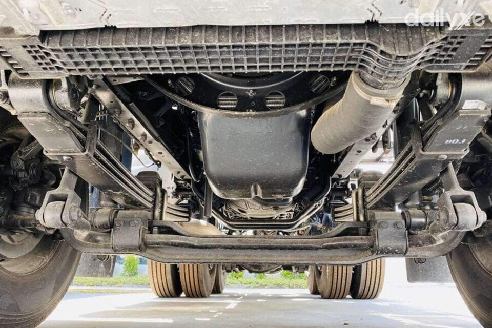 Hệ thống treo trước của xe được trang bị thanh cân bằng