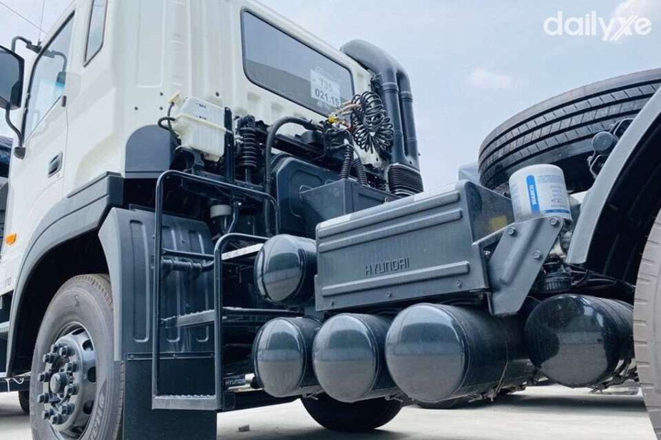 Sử dụng hệ thống phanh khí nén bình hơi