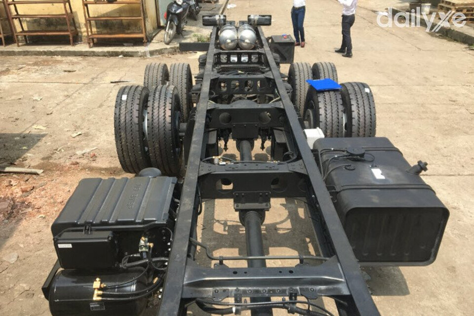 Khung xe tải hyundai HD240 chắc chắn và vững chãi