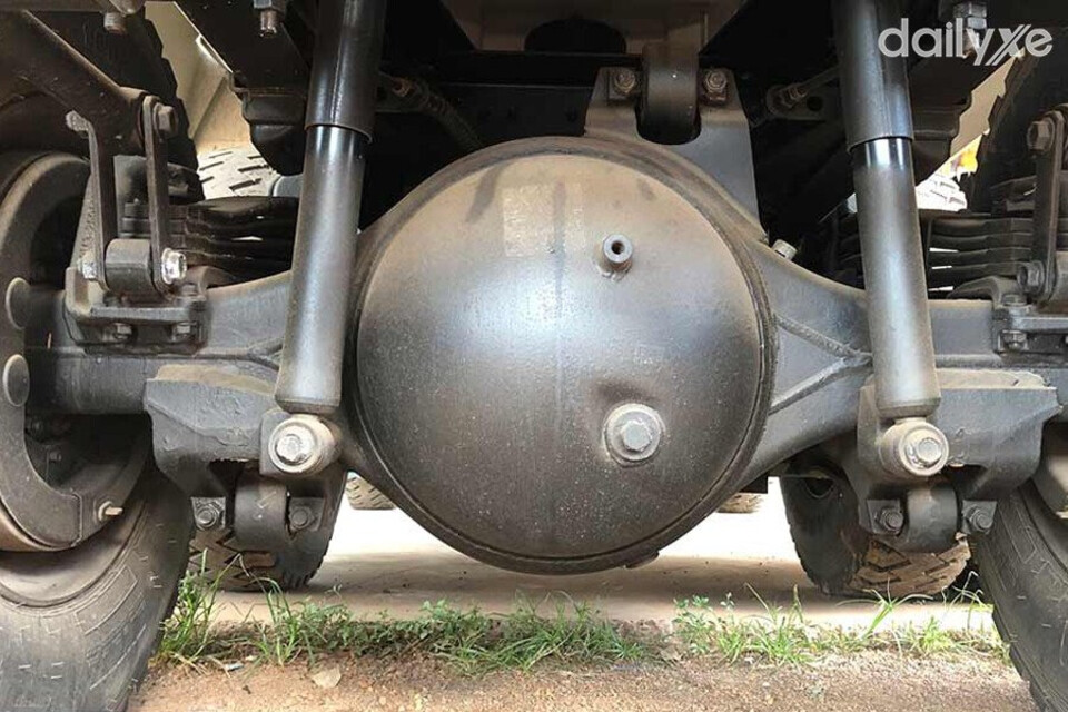 Cầu sau chịu tải trọng lớn