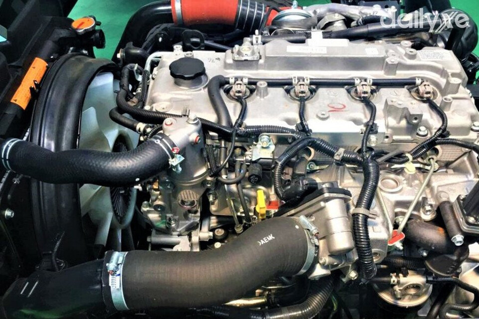 Trang bị khối động cơ vận hành bền bỉ