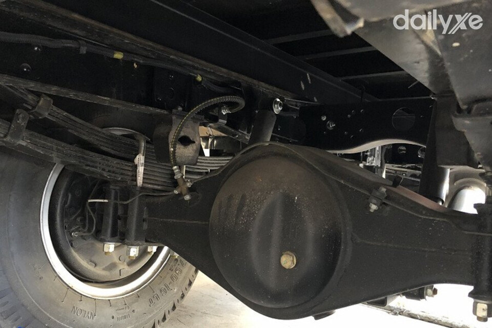 Hệ thống treo sau nhíp lá