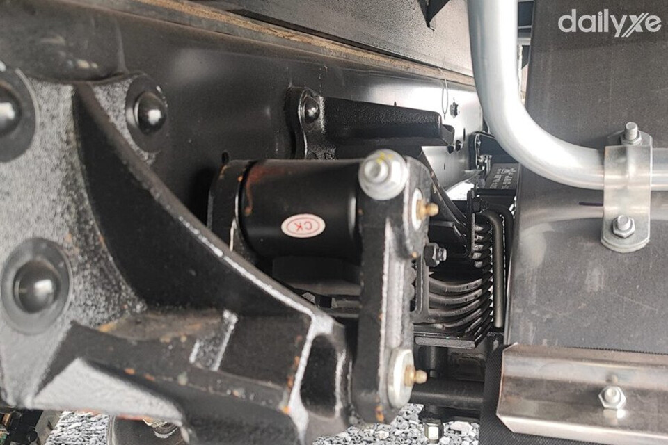 Hệ thống treo sau nhíp lá